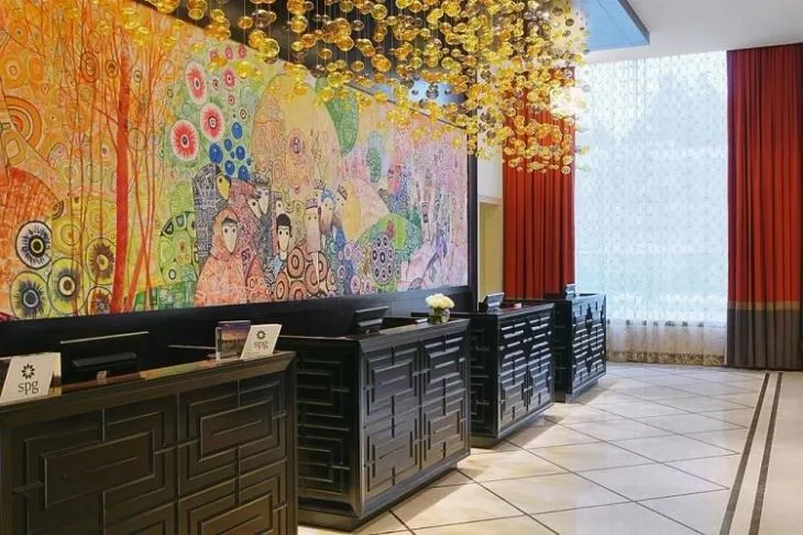 Hotel Lobby Reception Cabinet